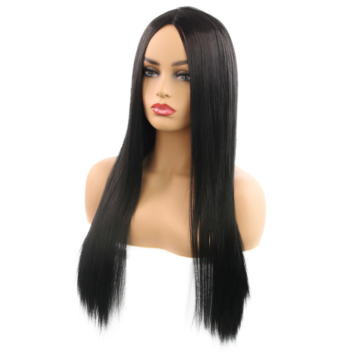 6 Colors Long Hair Wig Female&apos;s Wigs Synthetic Wigs Women&apos;s Wigs