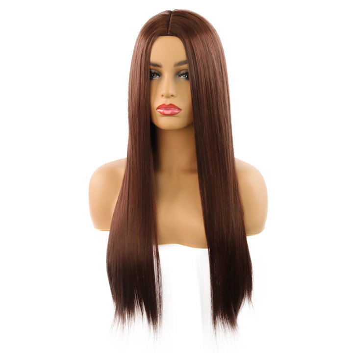 6 Colors Long Hair Wig Female&apos;s Wigs Synthetic Wigs Women&apos;s Wigs