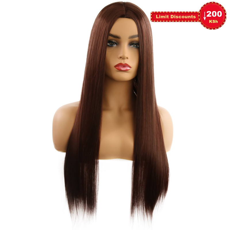 6 Colors Long Hair Wig Female&apos;s Wigs Synthetic Wigs Women&apos;s Wigs