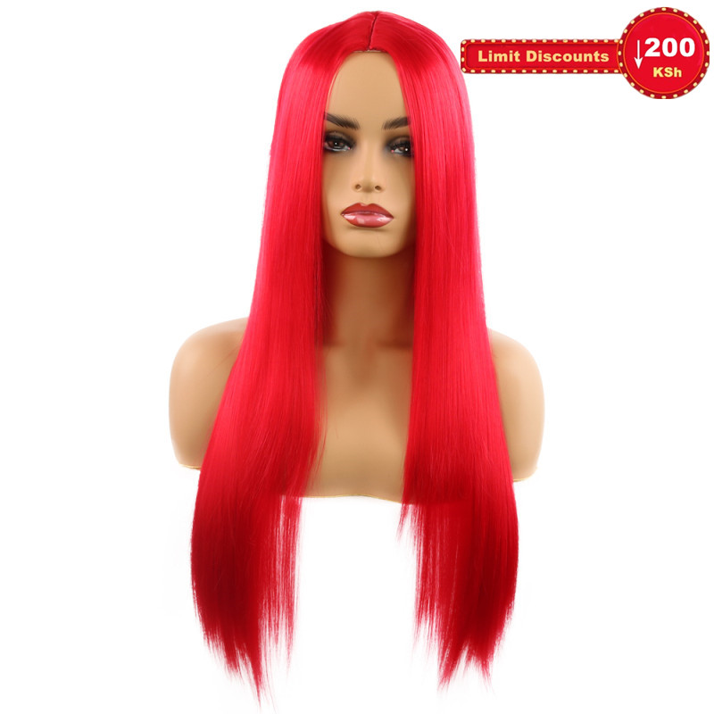 6 Colors Long Hair Wig Female&apos;s Wigs Synthetic Wigs Women&apos;s Wigs