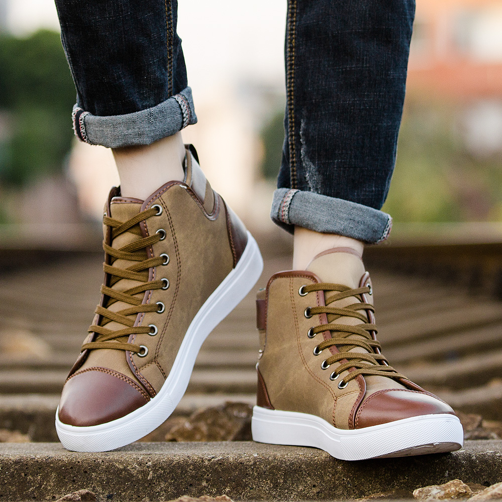 Amazing Purchase Limit Promotion High-Upper Men&apos;s Leisure Shoes Men&apos;s Martin Boots