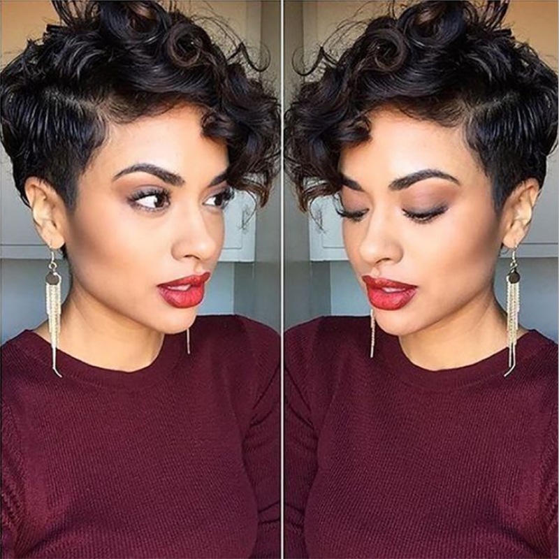 Crazy Price Promotion Synthetic Wigs Short Hair Wigs Women Wigs Hair Wave