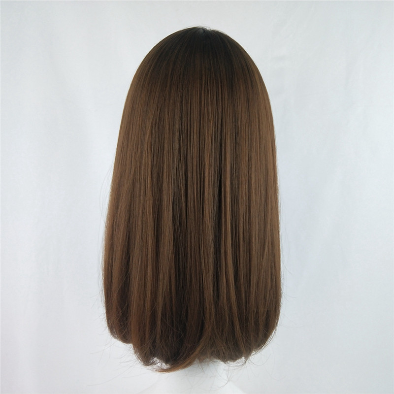 Explosion sell ladies wigs long straight hair fluffy bangs shoulder-length curly wigs
