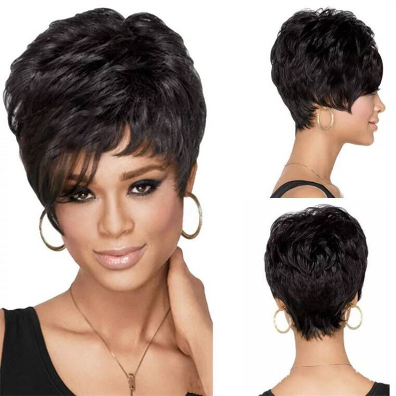 Flash Sale Limit Lower Price African Fashion Wig Women&apos;s Short Curly Hair Wigs