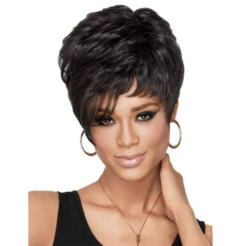 Flash Sale Limit Lower Price African Fashion Wig Women&apos;s Short Curly Hair Wigs