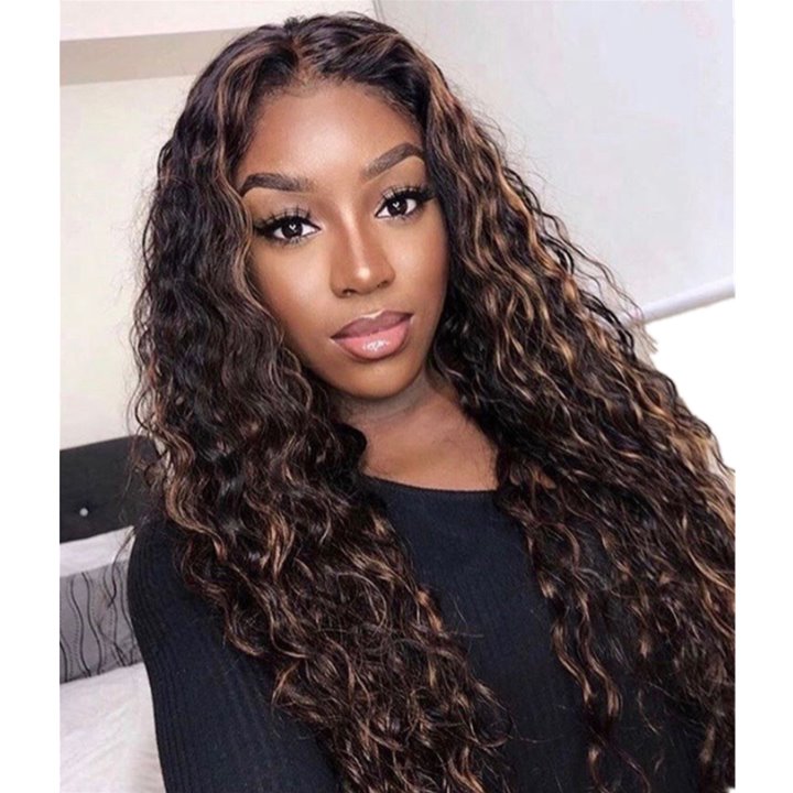 Popular African small curl wig long curl synthetic wigs