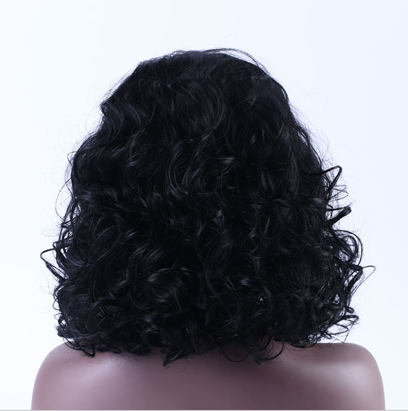 Promotion flash price popular curly hair wigs fashion ladies big wave wig