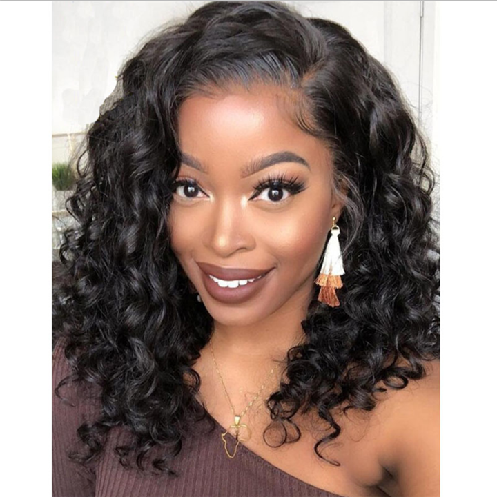 Crazy buy Africa fashion small curl wigs high temperature silk laides wig