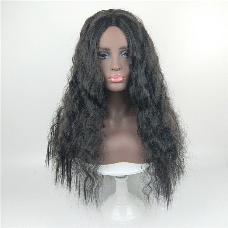 New fashion Crazy Buy Flash Price Africa headgear long curly hair wigs