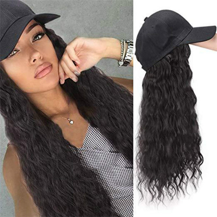 New fashion crazy buy flash price ladies' long hair hats wigs