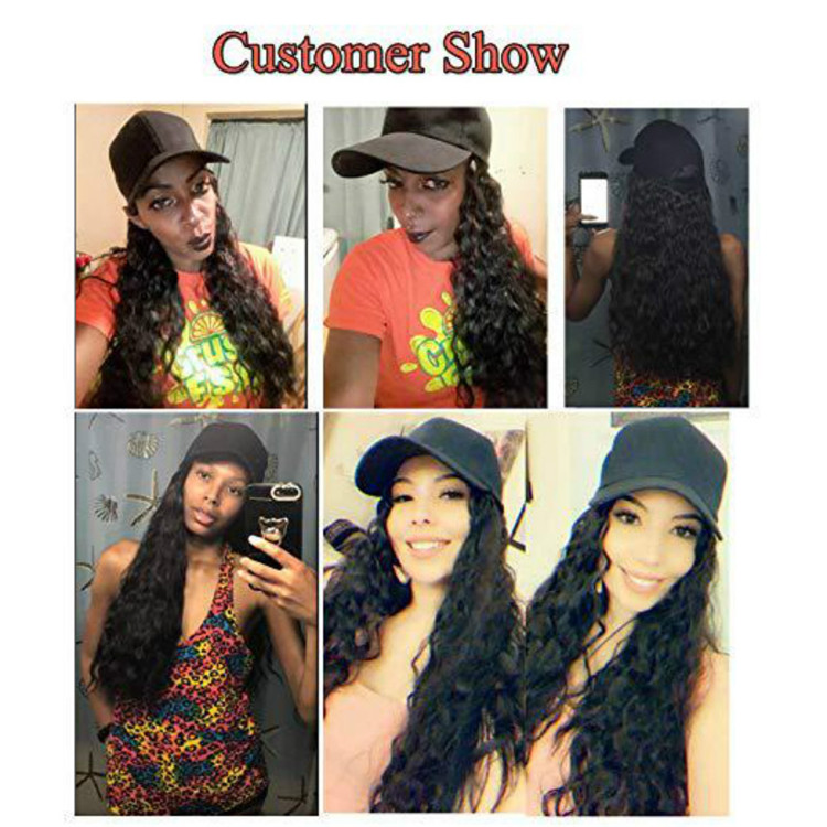 New fashion crazy buy flash price ladies' long hair hats wigs
