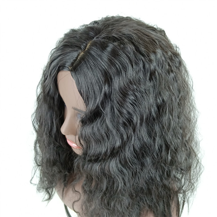 Limit promotion lower price African explosive head synthetic headgear black small curly hair wigs