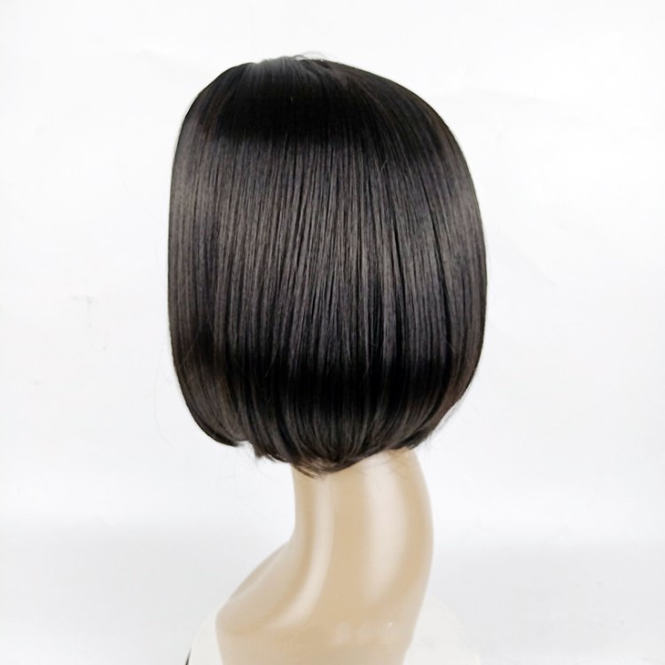 New fashion promotion price synthetic Bobo style short straight hair headgear wigs