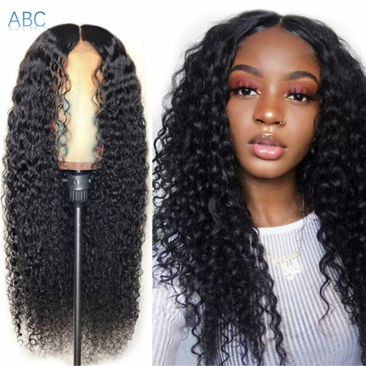 Africa new fashion wig long curly hair explosive head high temperature silk small curly hair wigs