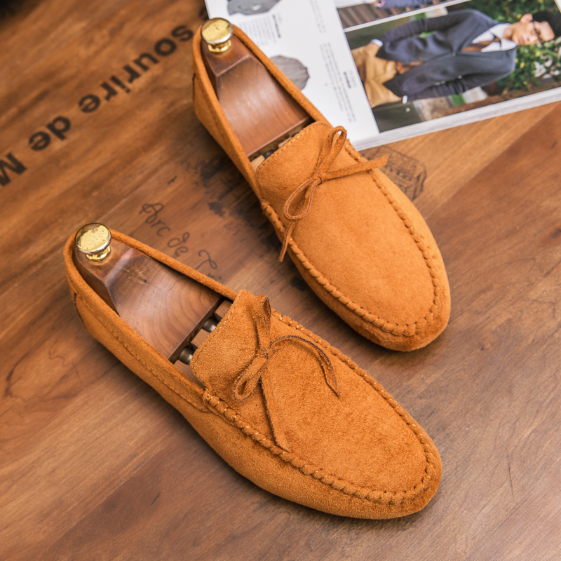 Summer Style Soft Moccasins Men Loafers High Quality Genuine Leather Shoes Men Flats  Driving Shoes