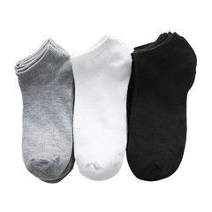 Lot  Cotton Ankle Socks for Mens Business Casual Boat Socks Male Mesh Sock Calcetines Hombre Sokken black free size