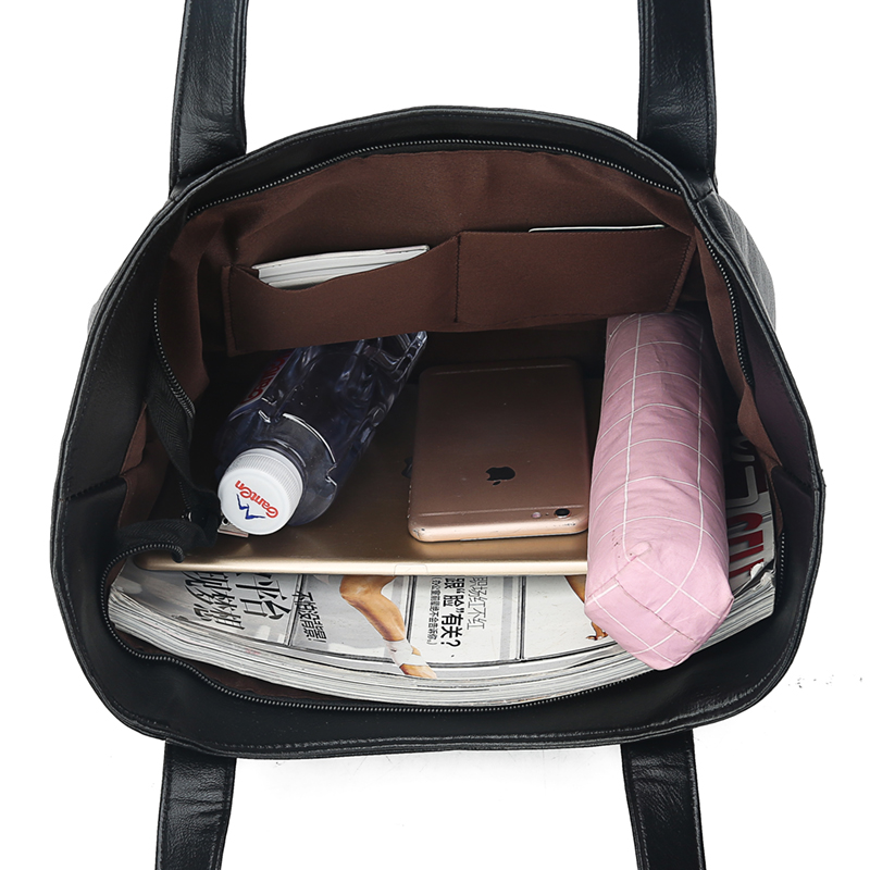 New Fashion PU Leather Seiko Making Large Capacity Women&apos;s Bag