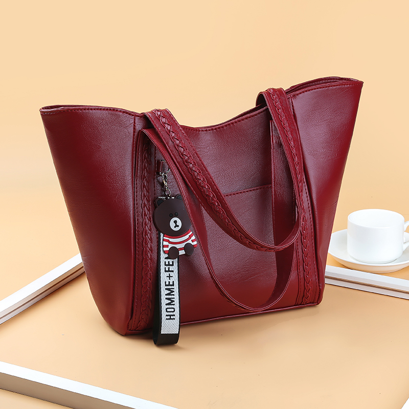 New Fashion PU Leather Seiko Making Large Capacity Women&apos;s Bag