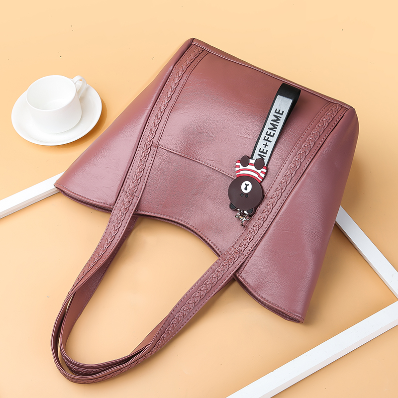 New Fashion PU Leather Seiko Making Large Capacity Women&apos;s Bag