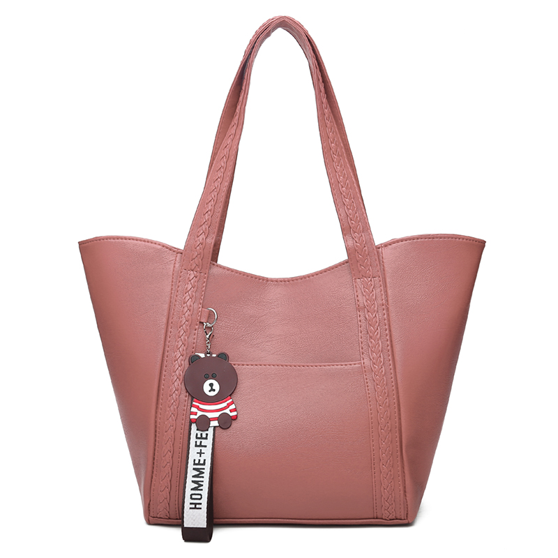 New Fashion PU Leather Seiko Making Large Capacity Women&apos;s Bag
