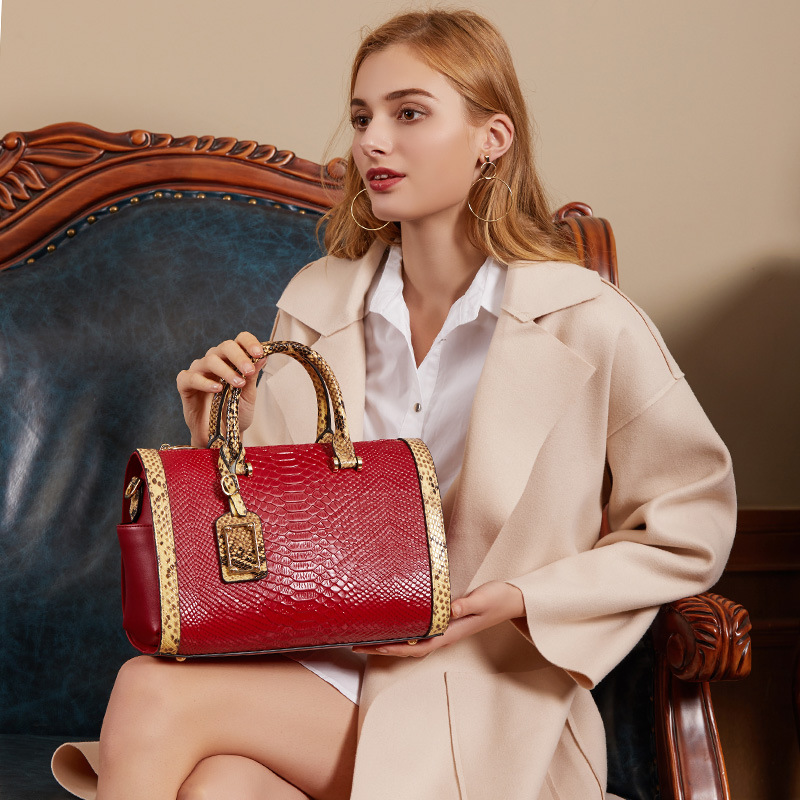 LARAINE Brand Cow Leather Handbags for Ladies Shoulder Bags