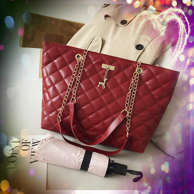 LARAINE New Women&apos;s One Shoulder Messenger Bag Embroidered Thread Chain bag