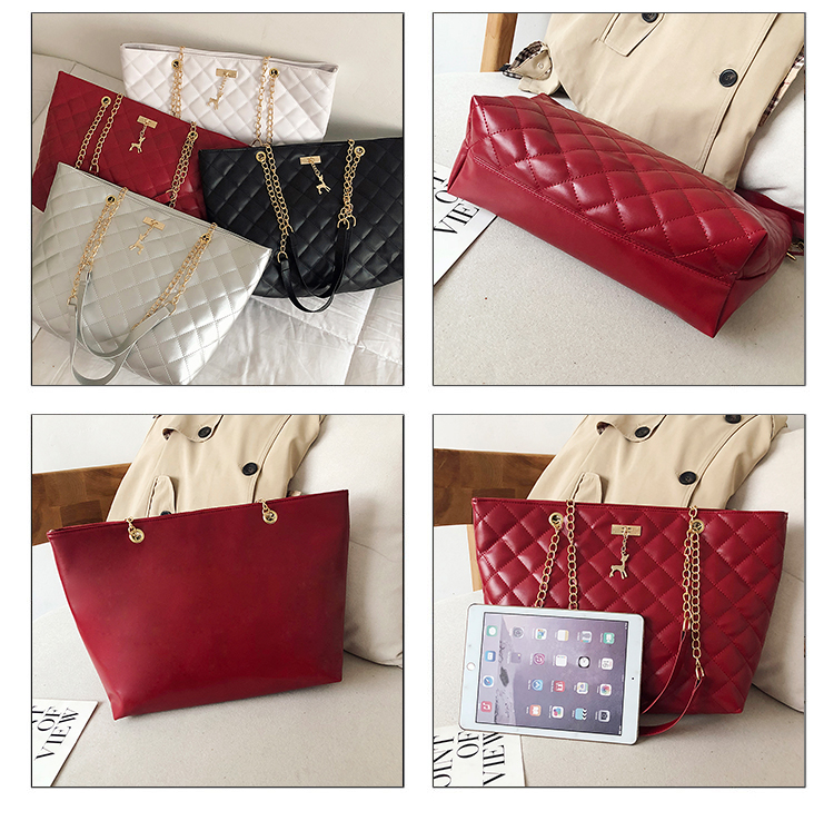 LARAINE New Women&apos;s One Shoulder Messenger Bag Embroidered Thread Chain bag