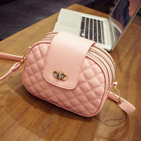 LARAINE Crossbody Bags for Women High Capacity 3 Layer Shoulder Bag Handbag PU Leather Women