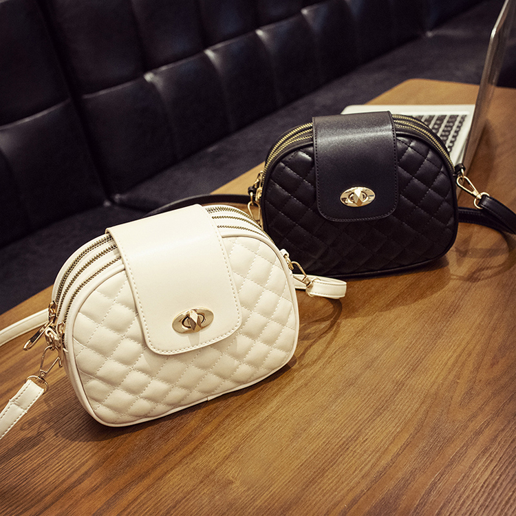 LARAINE Crossbody Bags for Women High Capacity 3 Layer Shoulder Bag Handbag PU Leather Women
