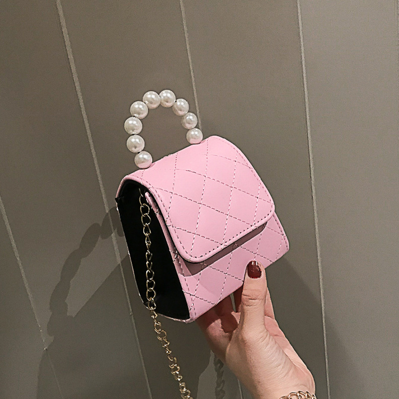 Embroidered thread chain small bag fashion portable small messenger single shoulder