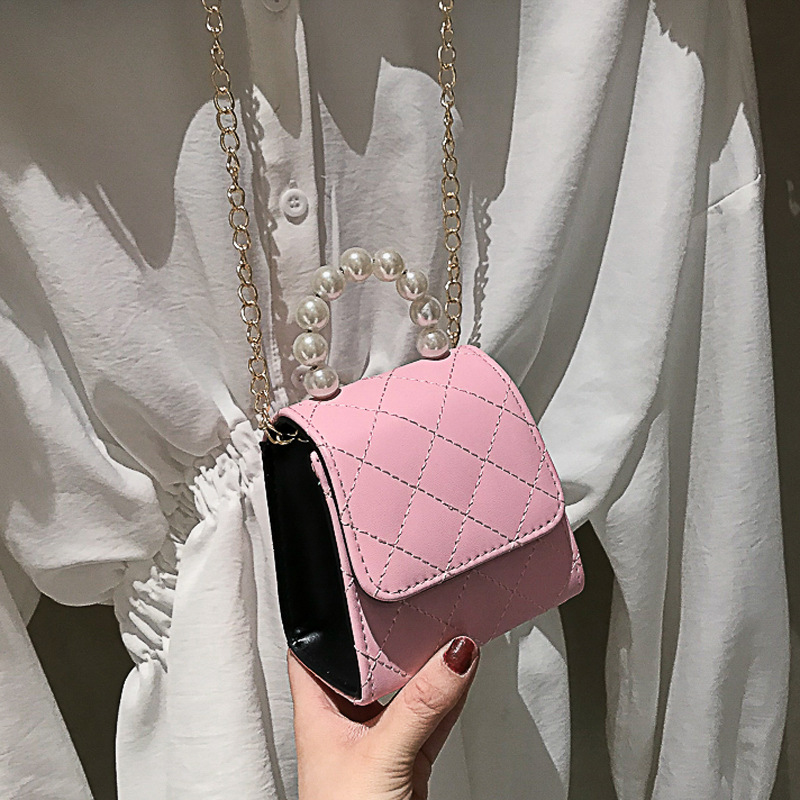 Embroidered thread chain small bag fashion portable small messenger single shoulder