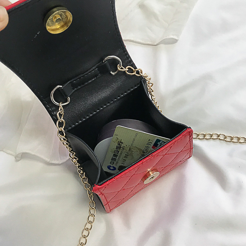 Embroidered thread chain small bag fashion portable small messenger single shoulder
