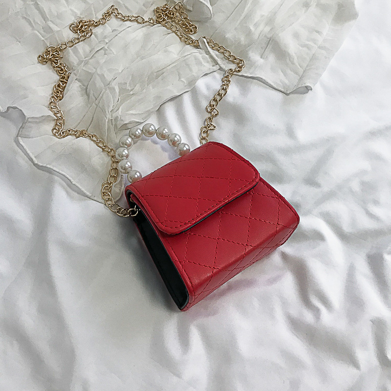 Embroidered thread chain small bag fashion portable small messenger single shoulder