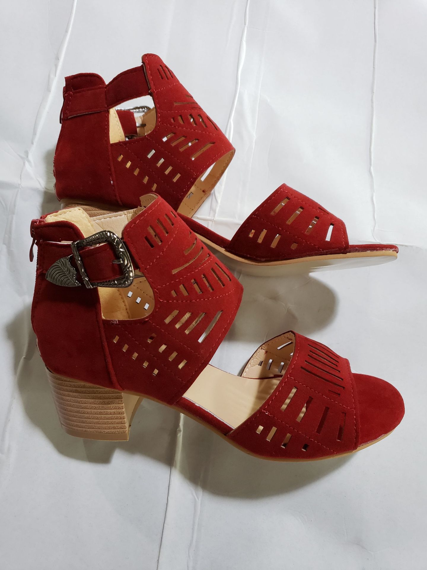 Women Sandals High Heel Gladiator Buckle Strap Fashion Shoes Woman Sandalias Mujer
