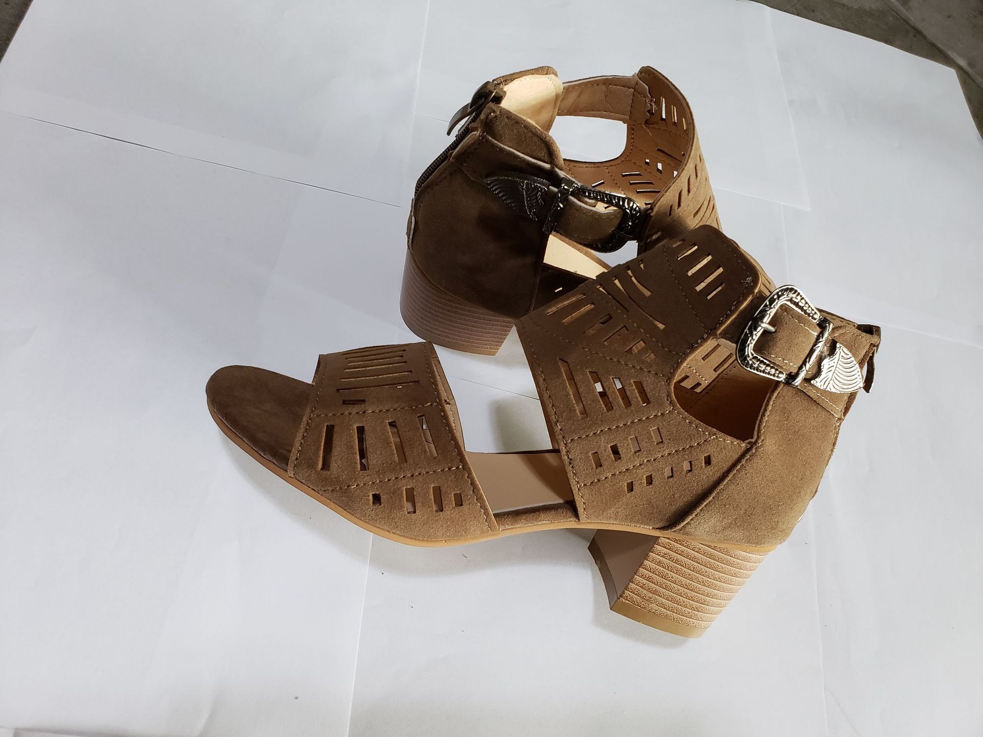 Women Sandals High Heel Gladiator Buckle Strap Fashion Shoes Woman Sandalias Mujer