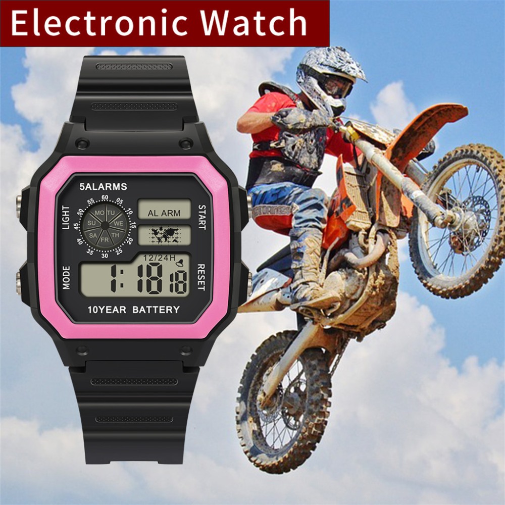 Waterproof Wrist Watch Luxury Fashion High-End Multi-Function Military 30M Sports LED Waterproof