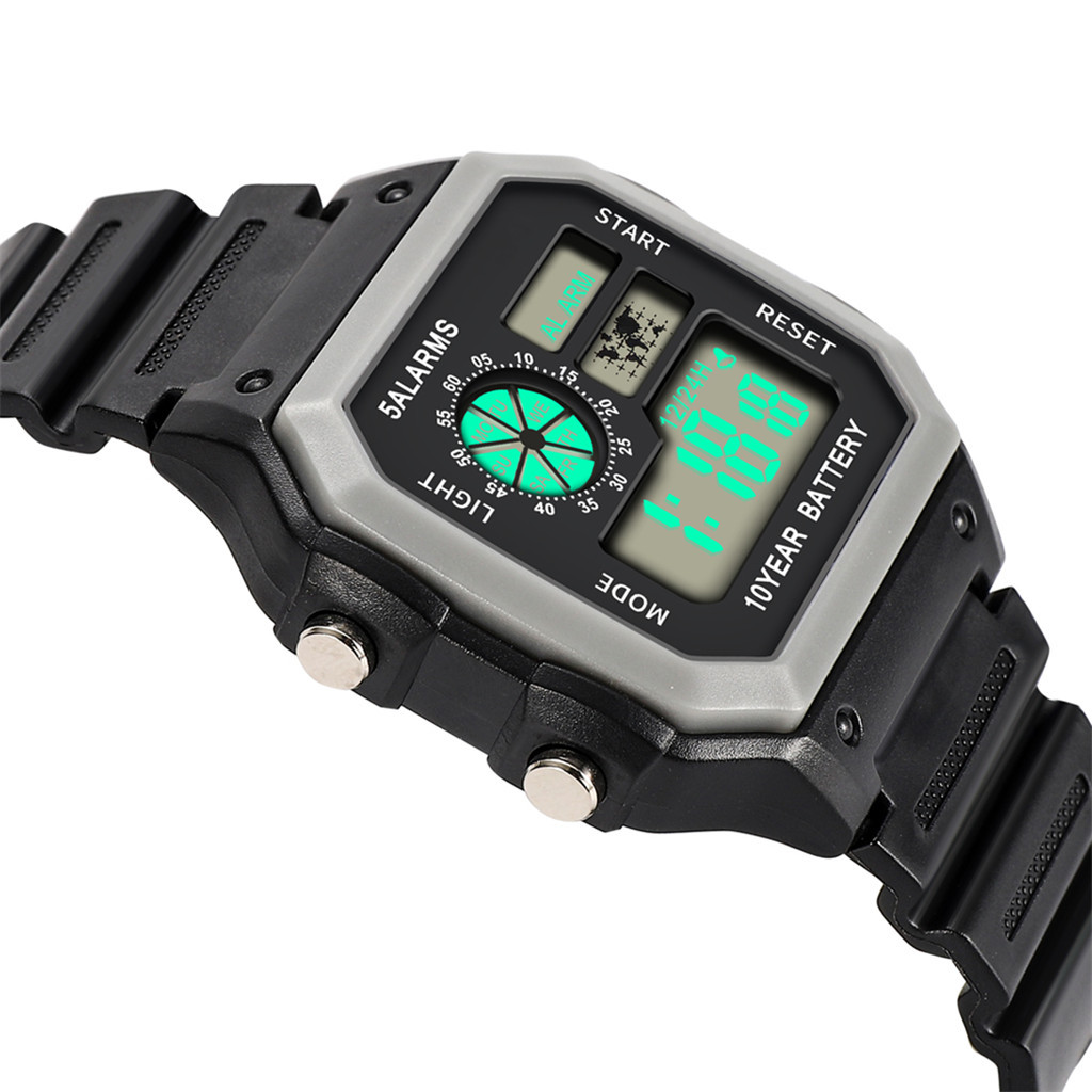 Waterproof Wrist Watch Luxury Fashion High-End Multi-Function Military 30M Sports LED Waterproof