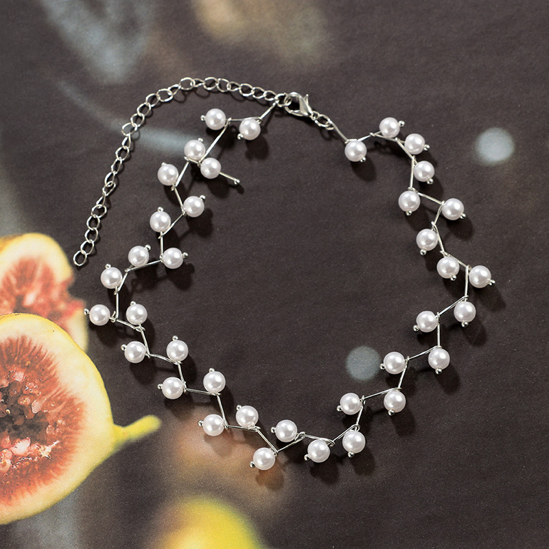 Fashion Women Necklace Choker Pearl Necklace Statement Ladies Collares Gold Necklaces &amp; Pendants