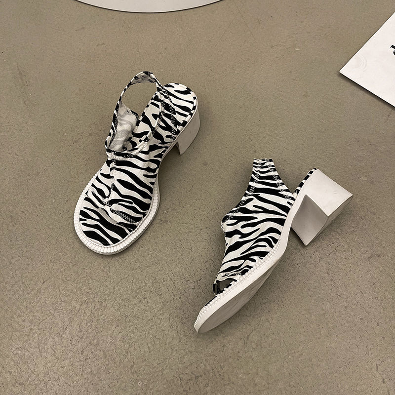 Ladies Sexy Square Toe Slip on Clear Heel Transparent PVC Sandals Women High Heels Shoes