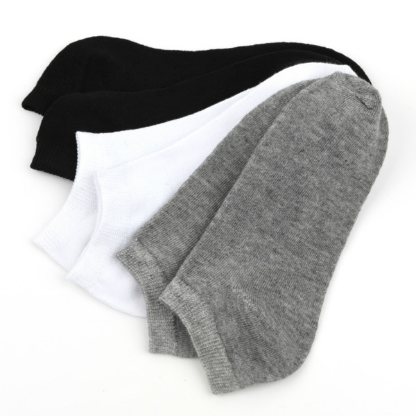 10 Pairs Women  Breathable Sports socks Solid Color Boat Comfortable Cotton Ankle Socks