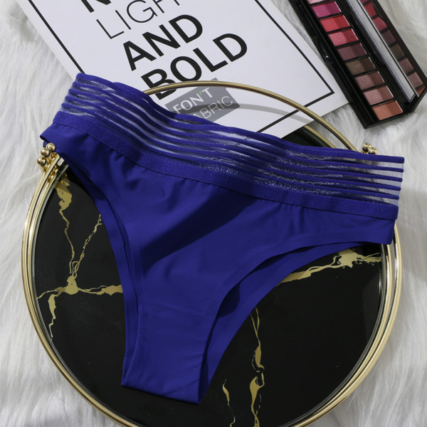 Sexy Women's Thong Panties Waist Hollow G-Strings Silk Seamless Underwear Fashion Lingerie