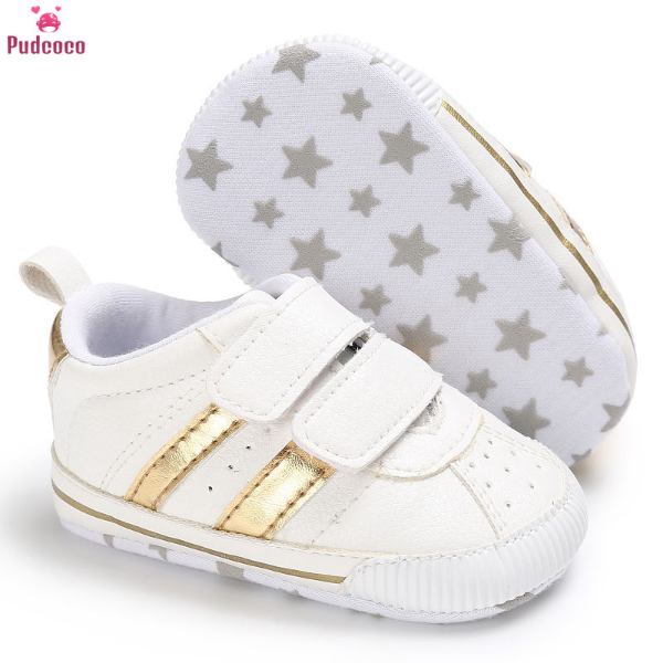 Newborn Baby Boy Girl Crib Shoes Faux Leather Infant Toddler Pre Walker Sneakers New Baby Shoes