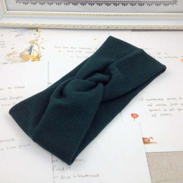 Cotton Elastic Knot Headbands Hair Accessories For Women Girls Twist Cross Hairband  Hair Accessorie