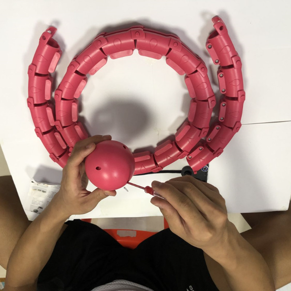 Adjustable Sport Hoops Abdominal Thin Waist Exercise Detachable Massage Hoops Fitness Others