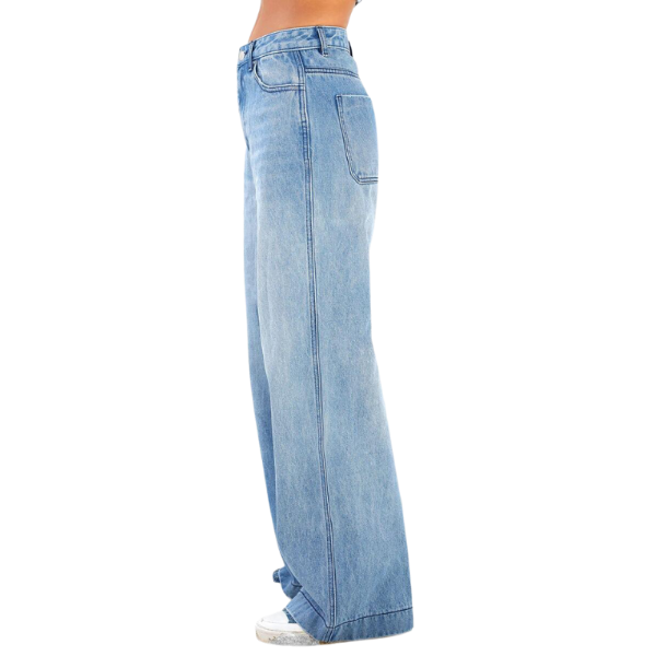Flare Jeans Pant Women Vintage Denim Ladies Jeans Women High Waist Fashion  Trousers & Leggings
