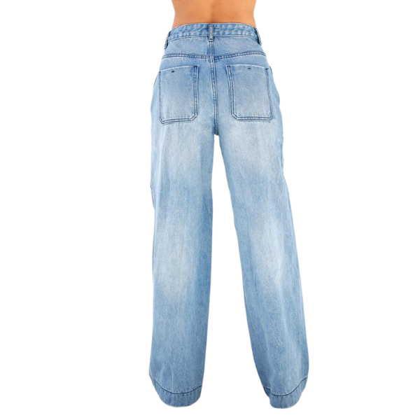 Flare Jeans Pant Women Vintage Denim Ladies Jeans Women High Waist Fashion  Trousers & Leggings