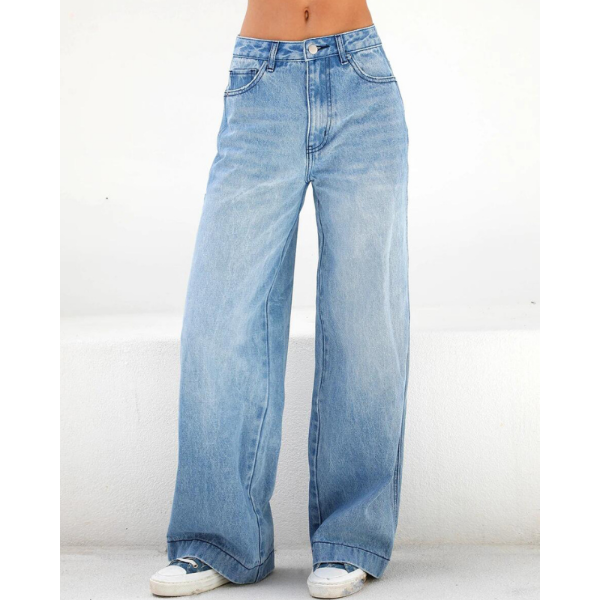 Flare Jeans Pant Women Vintage Denim Ladies Jeans Women High Waist Fashion  Trousers & Leggings