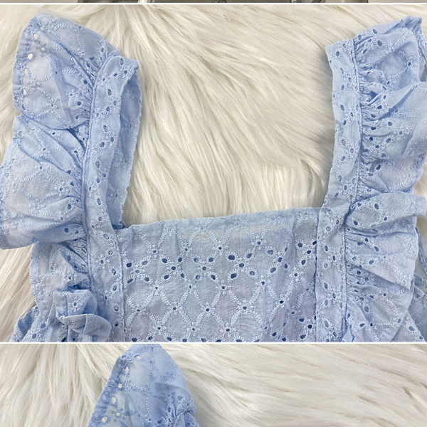 Ruffle Korean Cropped Tops Women Clothes White Hollow Irregular Tank Cloth Summer Tops