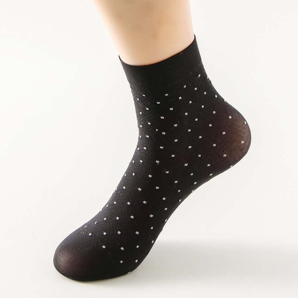 10PCS Pairs / Bag Nylon Short Silk Socks Point Flower Socks Ladies Socks Resistance Socks