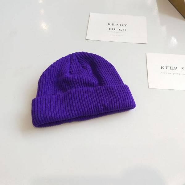 2021 Unisex Sailor Biker Cap Streetwear Pumpkin Vintage Navy Brimless Beanies Hat Melon  Hats & Caps